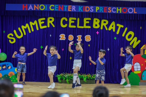 Hanoi Center Kids rộn ràng cùng bé yêu tổng kết chương trình hè Summer Celebration 2018
